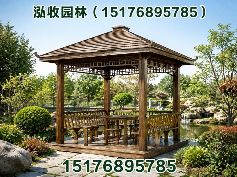 昭通防腐木凉亭展示图